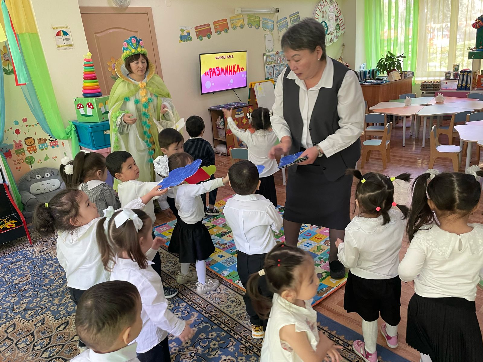 Открытое занятие на тему " Весна пришла" младшая группа "Цыпленок".  Воспитатель Сеитменбетова Р.Т.